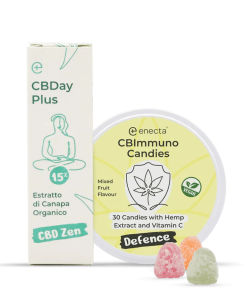CBDay Plus 15% 10 ml + CBImmuno candies 60 gr
