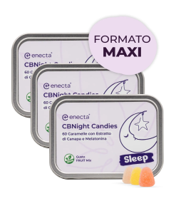 3 Pack | Caramelle CBNight per dormire | 120 gr