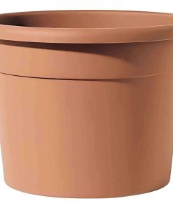 Vaso Cilindro Diana Terracotta D80cm in Plastica