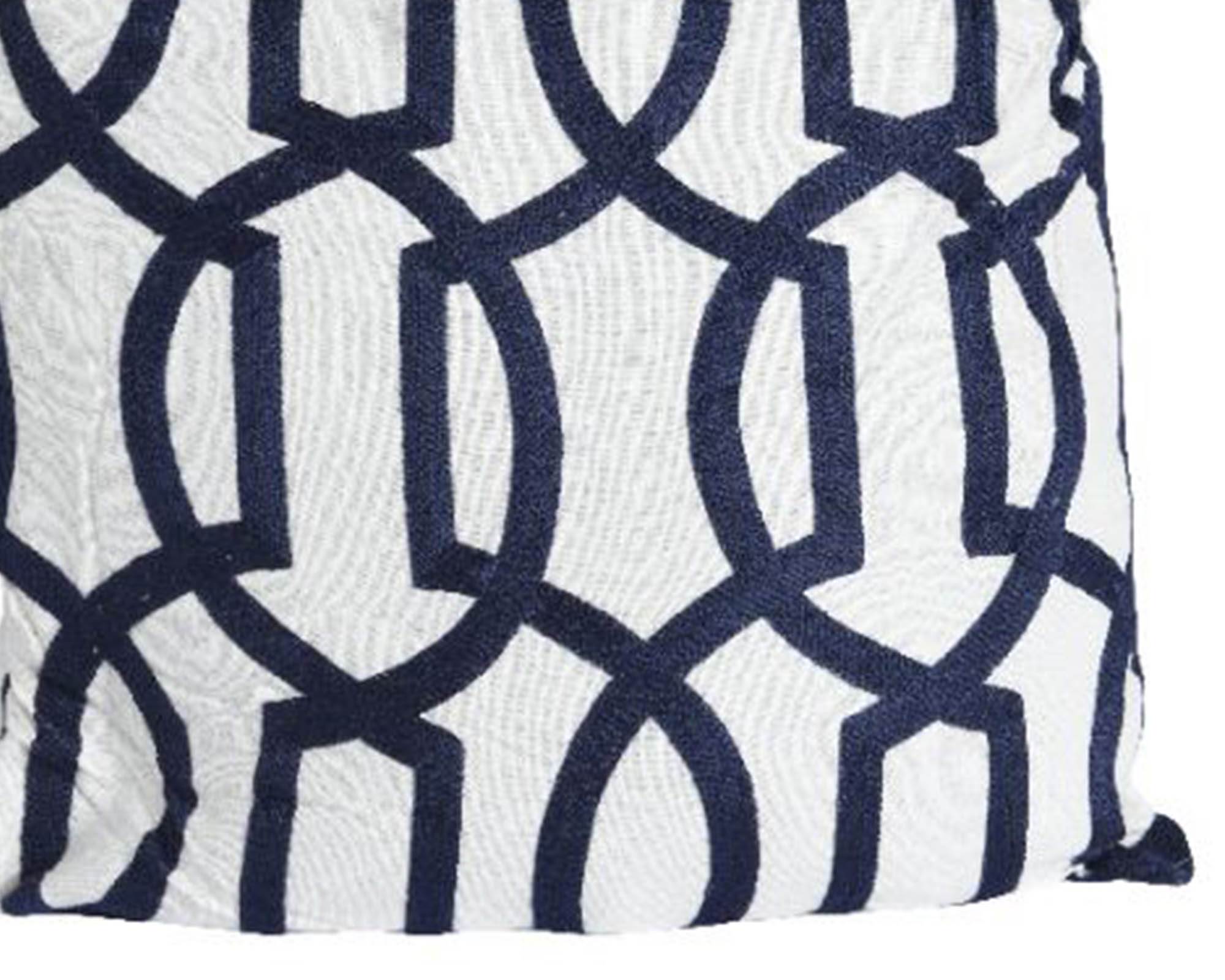Cuscino Deco Geometrica Blu Assortito in Poliestere e Cotone – Kaemingk - immagine 3