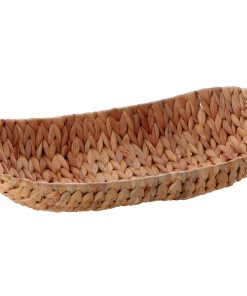 Cestino Ovale Elkins Naturale 48×21,5x15cm in Giacinto d’Acqua