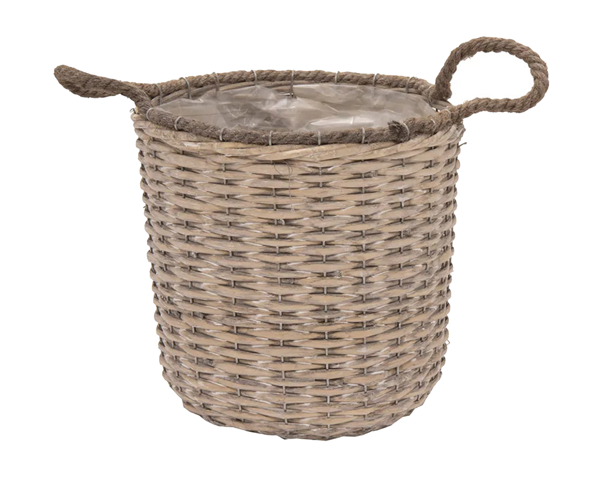 Cesta Rotonda Senegal Corde con Manici Extra Large in Salice – Mega Collections - immagine 2