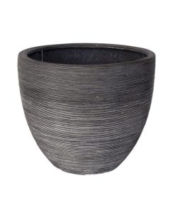 Cachetpot Midollino Grigio D51cm in Terracotta